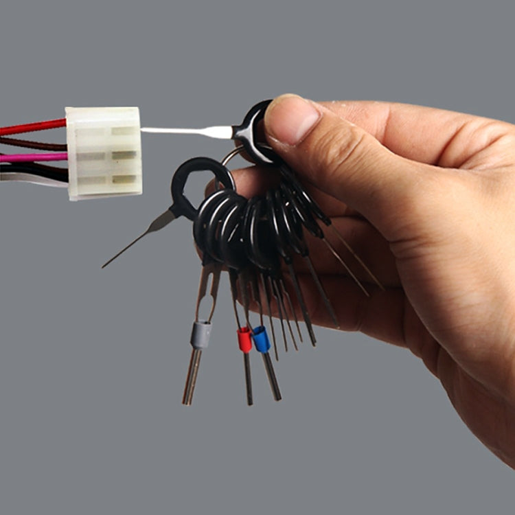 11 PCS Auto Car Plug Circuit Board Wire Harness Terminal Extraction Pick Connector Crimp Pin Back Needle Remove Tool by buy2fix