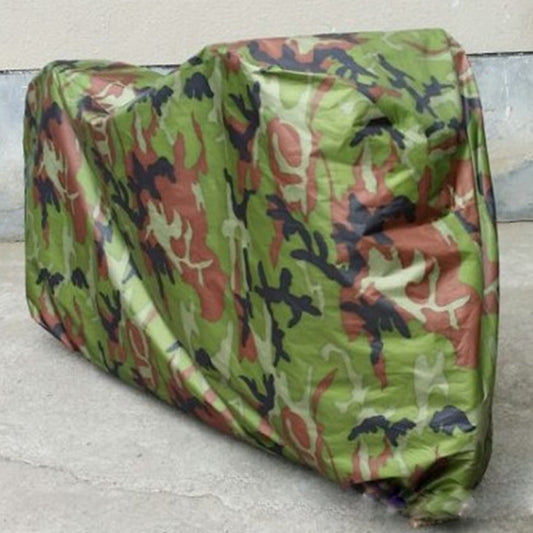 190T Polyester Taffeta All Season Waterproof Sun Motorcycle Mountain Bike Cover Dust & Anti-UV Outdoor Camouflage Bicycle Protector, Size: M by buy2fix