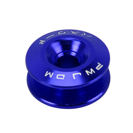 4 PCS Car Modified Screw Gaskets Bodywork Stainless Steel Gasket Bolts, Diameter: 24mm(Blue) by buy2fix