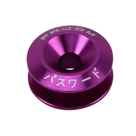 4 PCS Car Modified Screw Gaskets Bodywork Stainless Steel Gasket Bolts, Diameter: 24mm(Purple) by buy2fix