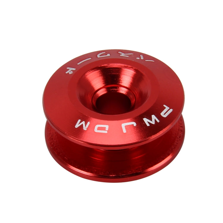 4 PCS Car Modified Screw Gaskets Bodywork Stainless Steel Gasket Bolts, Diameter: 24mm(Red) - Nuts & Bolts by buy2fix | Online Shopping UK | buy2fix
