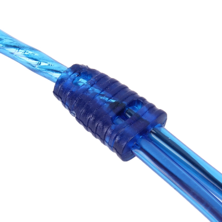 Car AV Audio Video 2 Female to 1 Male Aluminum Extension Cable Wiring Harness, Cable Length: 26cm by buy2fix