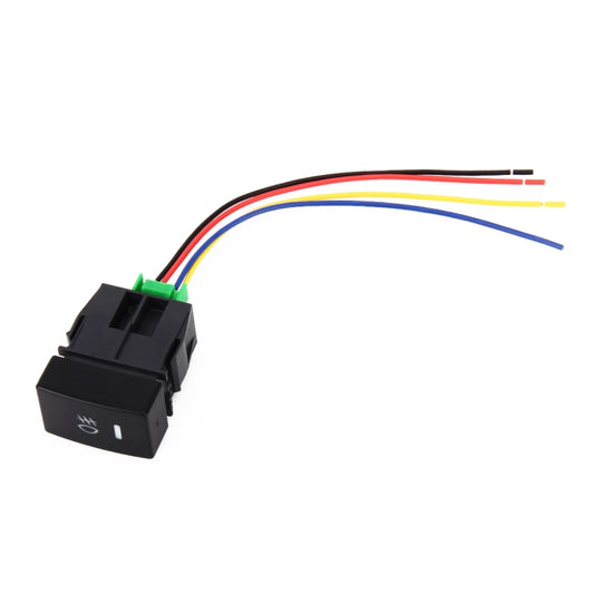 Car Fog Light 5 Pin On-Off Button Switch with Cable for Honda Fit by buy2fix