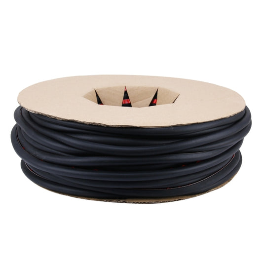 Big D-shaped Car Noise Reduction Sealing Strip with Sticker, Length: 100m by buy2fix