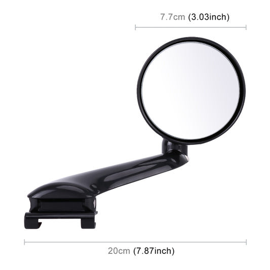 3R-095 Auxiliary Rear View Mirror Car Adjustable Blind Spot Mirror Wide Angle Auxiliary Rear View Side Mirror for Right Mirror(Black) by 3R