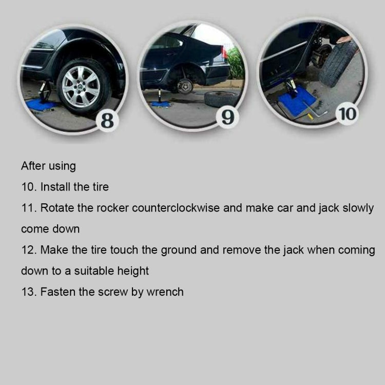 Upright ST-103D Heavy Duty Stabilizer Scissor Jack with Handle Lift Levelers 2000 Pound (1 Ton) Capacity Each - 10 to 35 CM Range by buy2fix