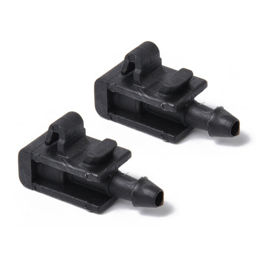 2 PCS Windshield Washer Wiper Jet Water Spray Nozzle Buckle 8200082347 for 2005-2007 Renault Megana 2 - Windscreen Wipers by buy2fix | Online Shopping UK | buy2fix
