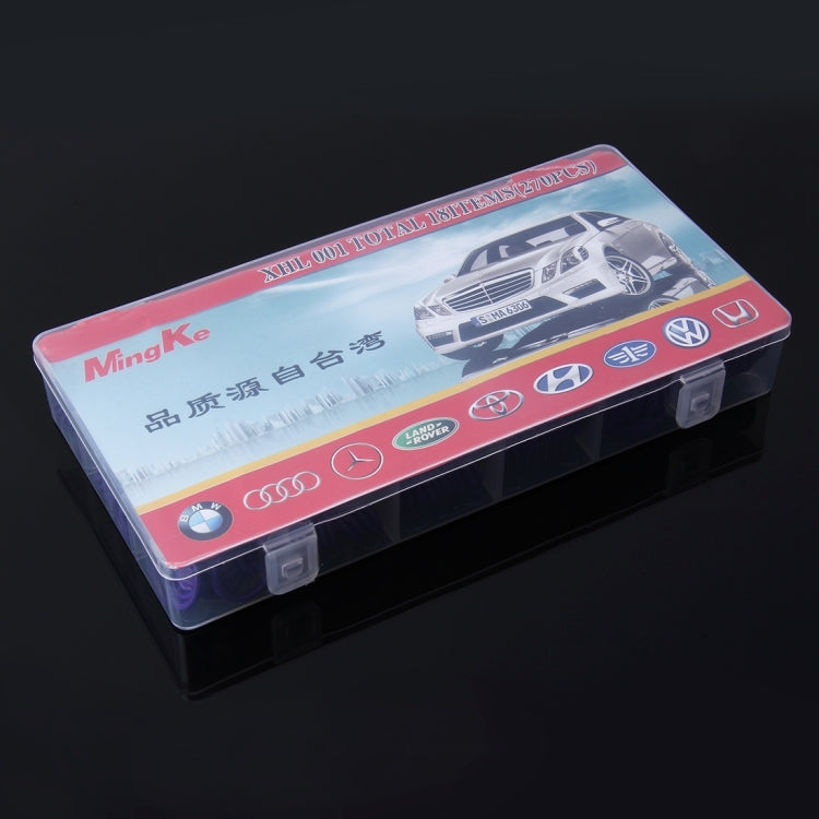 270 PCS Car Auto Vehicle 18 Sizes Assortment Kit Air Conditioning HNBR Seal O-Ring Set by buy2fix