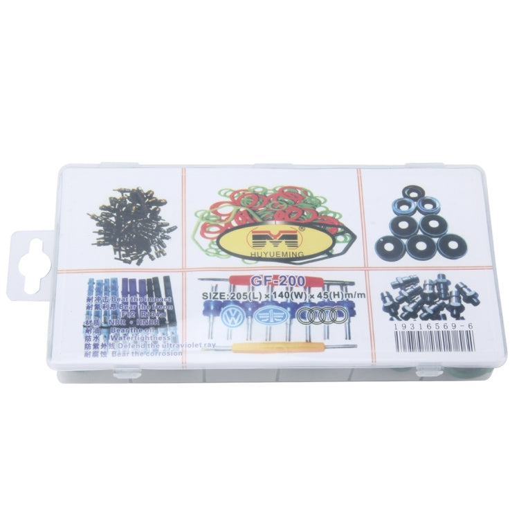 270 PCS Car Auto Vehicle 18 Sizes Assortment Kit Air Conditioning HNBR Seal O-Ring Set by buy2fix