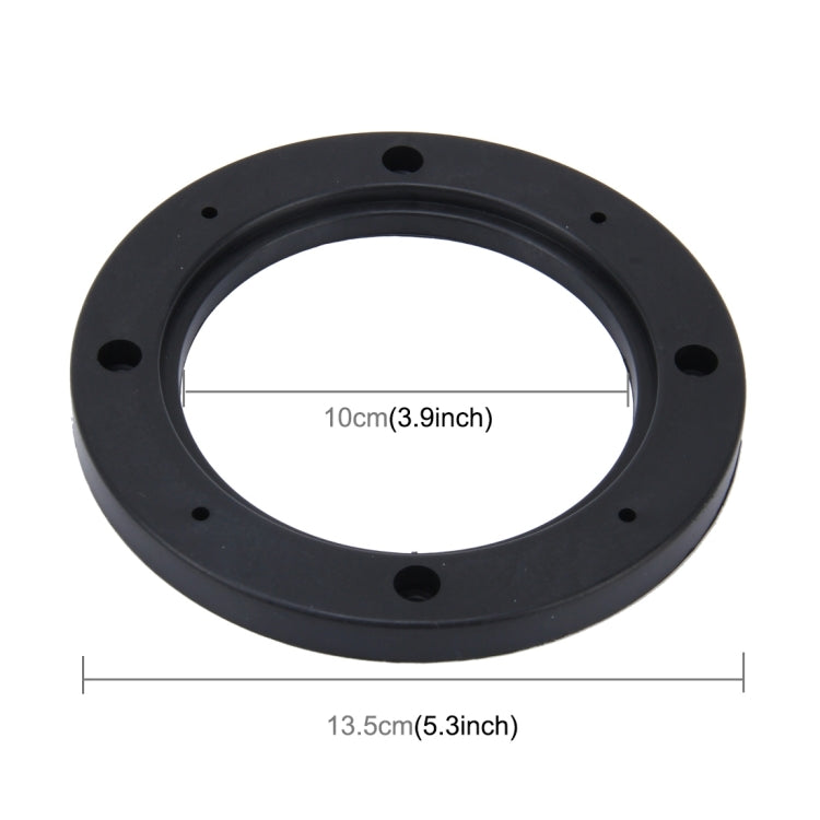 2 PCS 4 inch Car Auto ABS Loudspeaker Base Protection Hollow Cover Holder Mat, Inner Diameter: 10cm - Car Amplifiers by buy2fix | Online Shopping UK | buy2fix