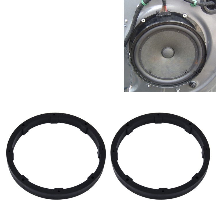 2 PCS 6.5 inch Car Auto ABS Loudspeaker Base Protection Solid Cover Holder Mat, Inner Diameter: 14.5cm - Car Amplifiers by buy2fix | Online Shopping UK | buy2fix