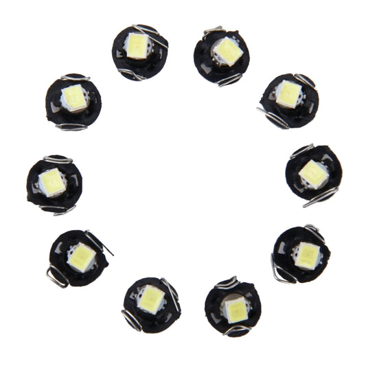 10 PCS 0.5W T3 Instrument Panel LED Light Dashboard Indicator Lamp Bulb(White Light) - Instrument Lights by buy2fix | Online Shopping UK | buy2fix