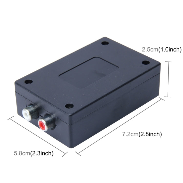 Adjustable 2 Channel RCA Line Car Auto Speaker High to Low Impedance Converter Amplifier Adapter - Car Amplifiers by buy2fix | Online Shopping UK | buy2fix