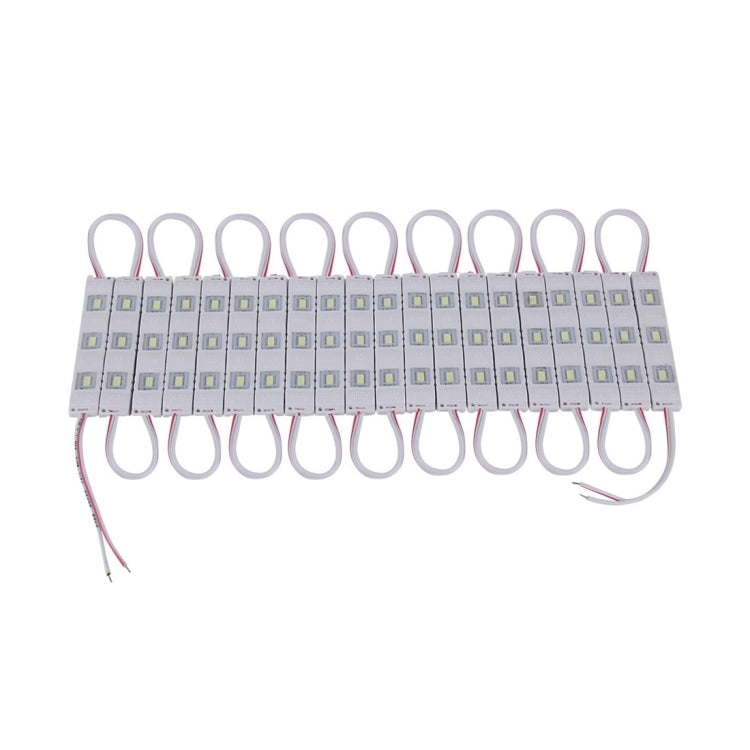 20×1W Sign LED DC 12V 3 SMD-5630-LEDs Module Waterproof Super Bright Light(White Light) - LED Module Light by buy2fix | Online Shopping UK | buy2fix