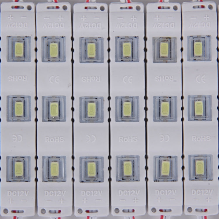 20×1W Sign LED DC 12V 3 SMD-5630-LEDs Module Waterproof Super Bright Light(White Light) - LED Module Light by buy2fix | Online Shopping UK | buy2fix