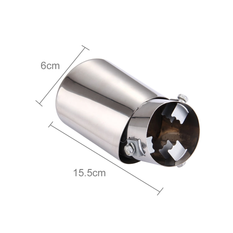 Car Automobile Exhaust Pipe Muffler Modification Stainless Steel Tail Pipes (Inner Diameter 60mm) - Exhaust Pipes by buy2fix | Online Shopping UK | buy2fix