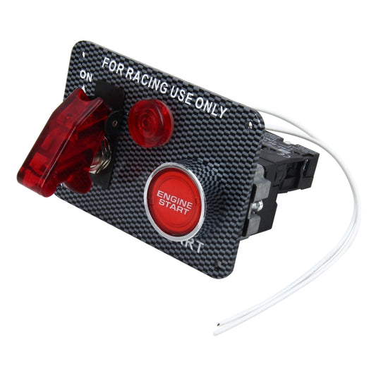 Auto Racing Switch Cover Toggle Switch 12V 20A Panels Red Racing Ignition Switch Panel Engine Start Multi-function Automatic Ignition Switch for Racing Cars by buy2fix