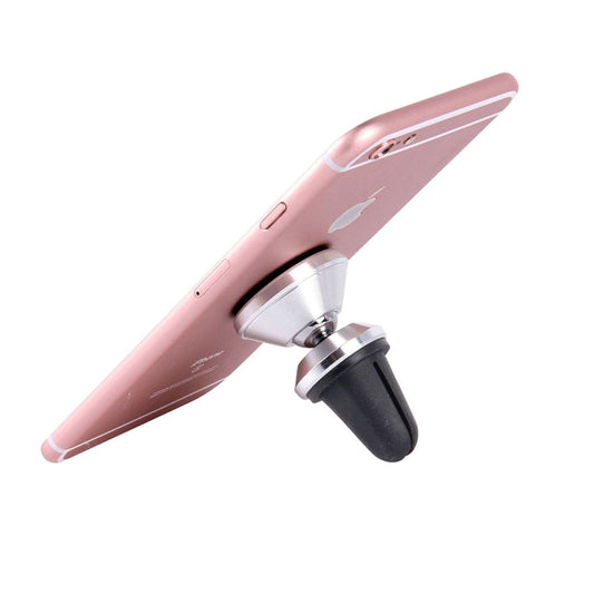 Universal Magnetic Car Air Vent Mount Phone Holder, For iPhone, Samsung, Huawei, Xiaomi, HTC and Other Smartphones(Silver) by buy2fix