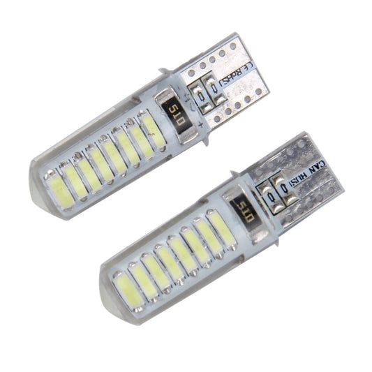 2PCS T10 3W 16 SMD-4014 LEDs Car Clearance Lights Lamp, DC 12V(White Light) by buy2fix