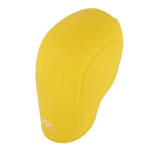 Rubber Car Hand Brake Head Cover Shift Knob Gear Stick Cushion Cover Car Accessory Interior Decoration Pad(Yellow) by buy2fix