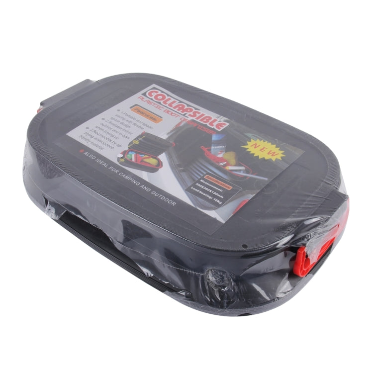 37L Car Collapsible Plastic Organizer Bin with Lid for Camping and Outdoor - Stowing Tidying by buy2fix | Online Shopping UK | buy2fix