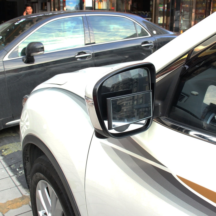 3R-145 Car Blind Spot Rear View Wide Angle Mirror, Size: 14.5cm × 6.3cm(Black) by 3R