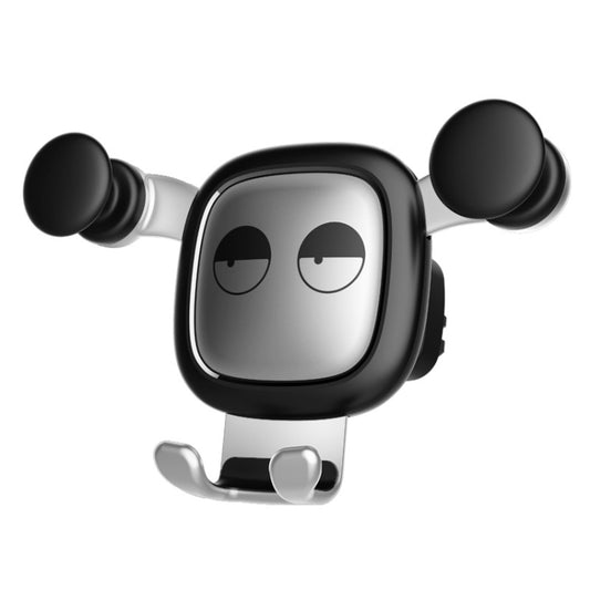 Big Eyes Pattern Gravity Cartoon Air Vent Car Mount Phone Holder(Silver) by buy2fix