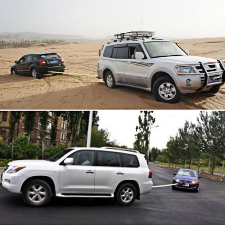 5m x 5cm 8 Tons Towing 2 Tons Lifting High Strength Heavy Duty Vehicle Lifting Towing Pull Strap Rope, Random Color Delivery by buy2fix