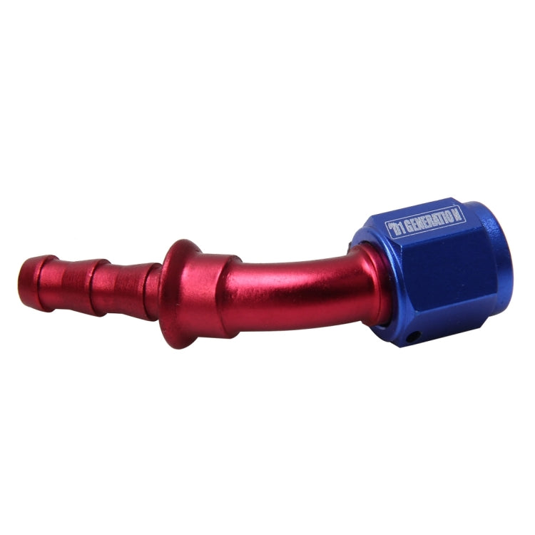 Pipe Joints 45 Degree Swivel Oil Fuel Fitting Adaptor Oil Cooler Hose Fitting Aluminum Alloy AN4 Fitting Car Auto Accessories - Engine Fittings by buy2fix | Online Shopping UK | buy2fix