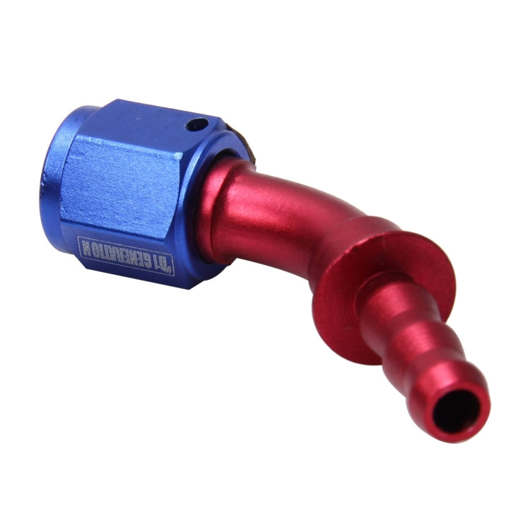 Pipe Joints 45 Degree Swivel Oil Fuel Fitting Adaptor Oil Cooler Hose Fitting Aluminum Alloy AN4 Fitting Car Auto Accessories - Engine Fittings by buy2fix | Online Shopping UK | buy2fix