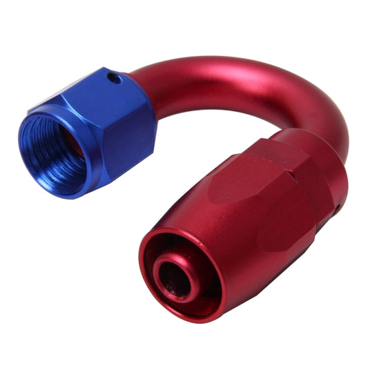 Pipe Joints 180 Degree Swivel Oil Fuel Fitting Adaptor Oil Cooler Hose Fitting Aluminum Alloy AN6 Curved Fitting Car Auto Accessories - Engine Fittings by buy2fix | Online Shopping UK | buy2fix