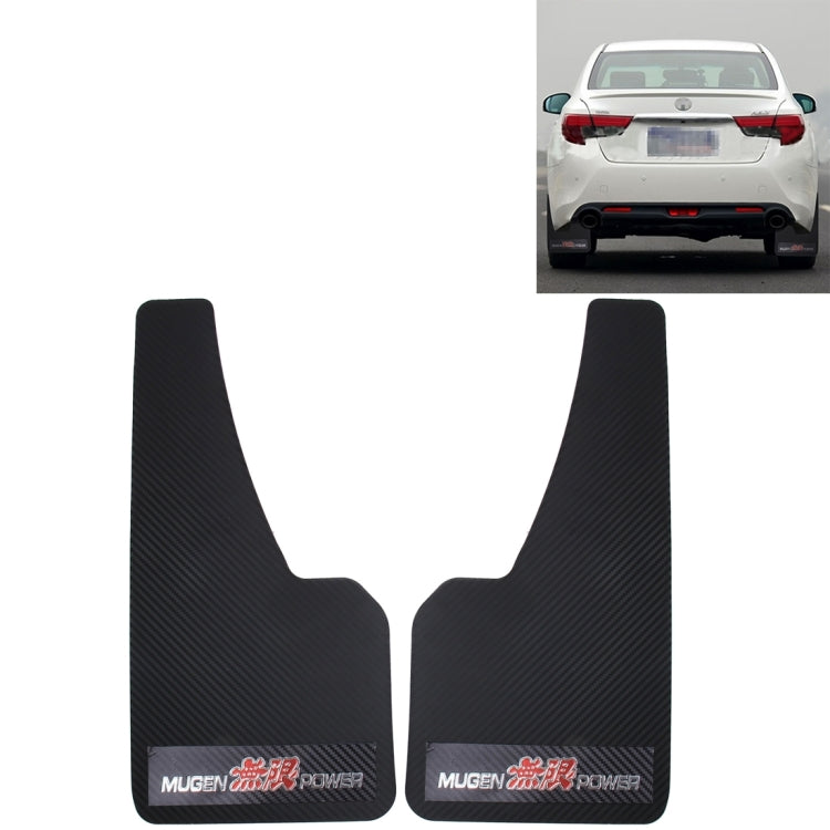 A Pair 3D Carbon Universal Racing Mudflaps Mud Guard Mudguards Fender - Mudguards by buy2fix | Online Shopping UK | buy2fix