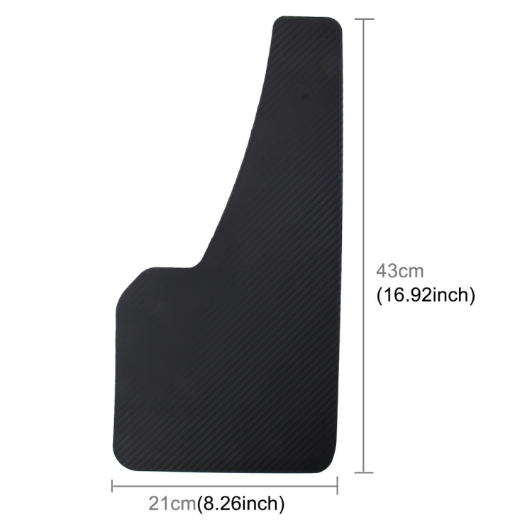 A Pair 3D Carbon Universal Racing Mudflaps Mud Guard Mudguards Fender - Mudguards by buy2fix | Online Shopping UK | buy2fix