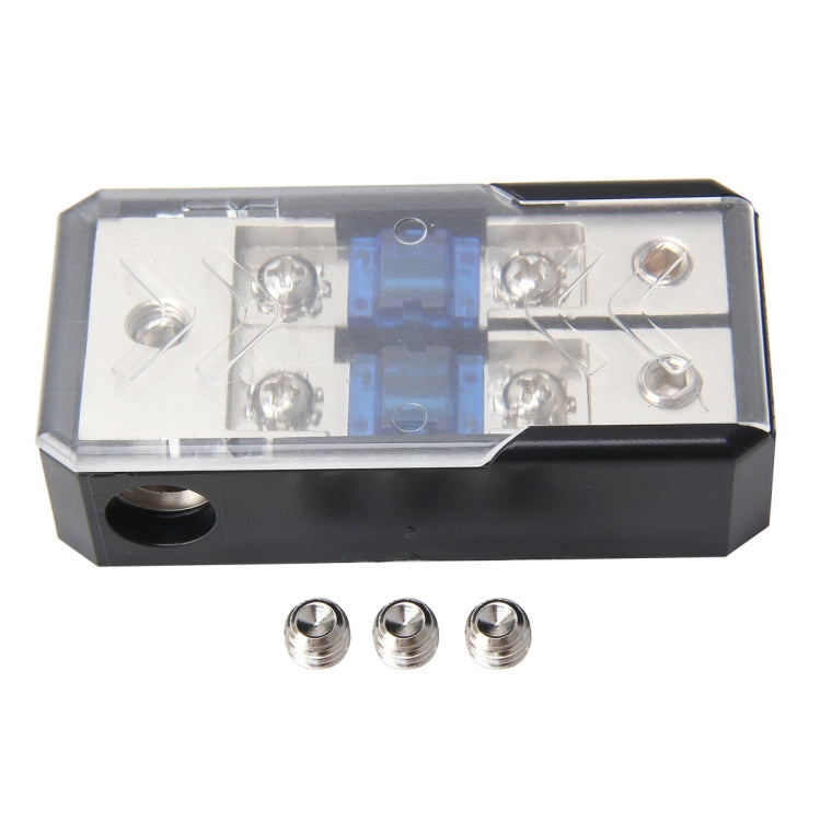 Car Stereo Car Audio Fuse Holder Insurance 60A Car Audio Fuse Holder 1 in 2 Ways Car Auto Fuse Holder Blade Fuse Holder for Car Audio by buy2fix