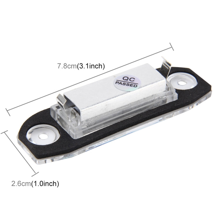 2 PCS License Plate Light with 3 SMD-5050 Lamps for Volvo,2W 120LM,6000K, DC12V(White Light) - License Plate Lights by buy2fix | Online Shopping UK | buy2fix