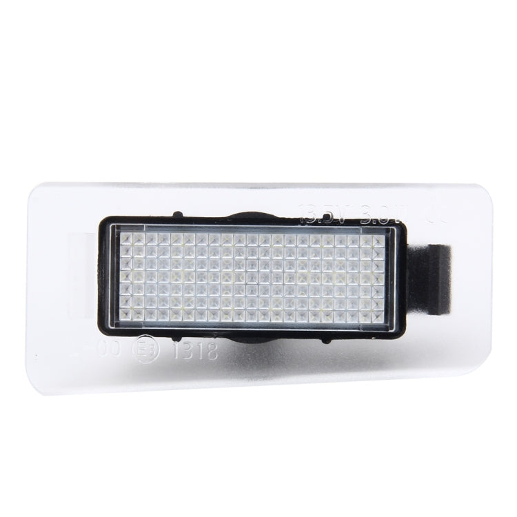 2 PCS LED License Plate Light with 18 SMD-3528 Lamps for Hyundai,2W 120LM,6000K, DC12V(White Light) - License Plate Lights by buy2fix | Online Shopping UK | buy2fix