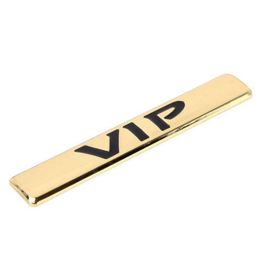 Auto VIP Sticker VIP Label Car Stickers 3D Metal Fashion VIP Logo Car Stickers,Size:9.5*1.5cm(Gold) by buy2fix