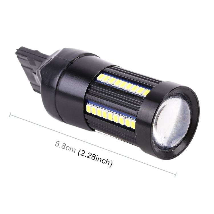2 PCS T20 / 7443 DC9-16V / 8.2W(H) 2.7W(L) / 6000K / 655LM Car Auto Brake Lights 66LEDs SMD-2016 Lamps - Brake Lights by buy2fix | Online Shopping UK | buy2fix
