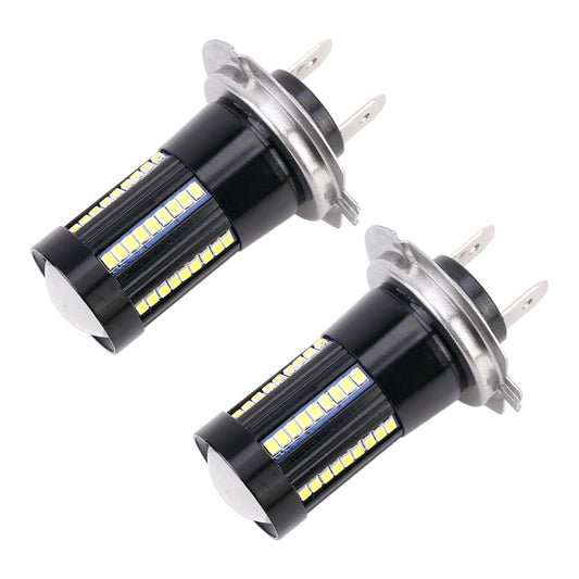 2 PCS H7 DC9-16V / 8.2W / 6000K / 655LM Car Auto Fog Light 66LEDs SMD-2016 Lamps by buy2fix