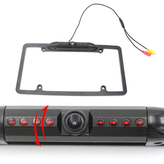 PZ422 America Car License Plate Frame 120 Degree Rear View Camera - Rear View Cameras by buy2fix | Online Shopping UK | buy2fix