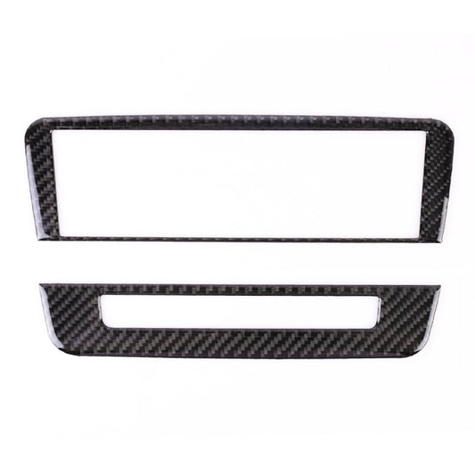Car Carbon Fiber CD Panel Decorative Sticker for Mercedes-Benz GLA 2015-2018 by buy2fix
