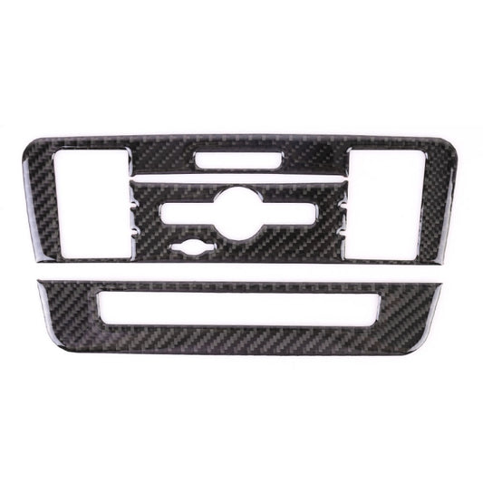 Car Carbon Fiber CD Panel Decorative Sticker for Mercedes-Benz GLA 2015-2018 by buy2fix