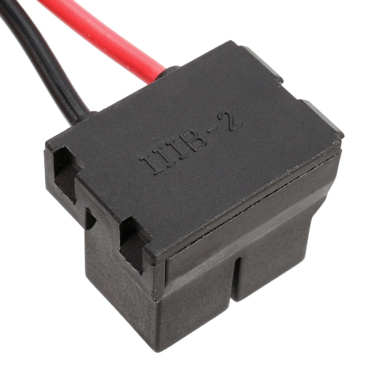2 PCS Car H7 Ceramics Elbow Bulb Holder Base Female Socket with Wire - Wires by buy2fix | Online Shopping UK | buy2fix
