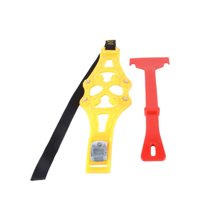 8PCS Car Snow Tire Anti-skid Chains For Family Car(Yellow) - Car Road Trouble Clearer by buy2fix | Online Shopping UK | buy2fix