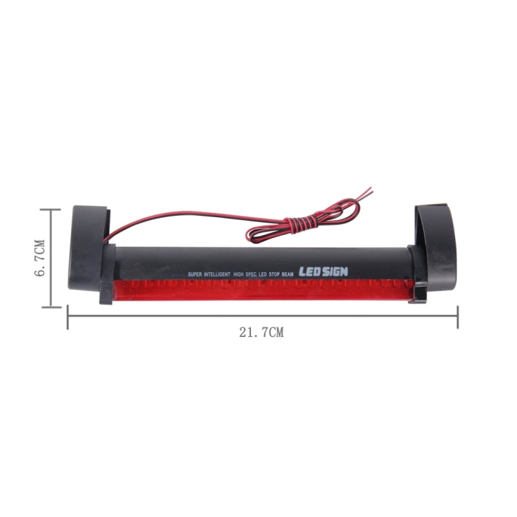 24 LEDs Red Light Car Third Brake Light, DC 12V Cable Length: 80cm - Brake Lights by buy2fix | Online Shopping UK | buy2fix