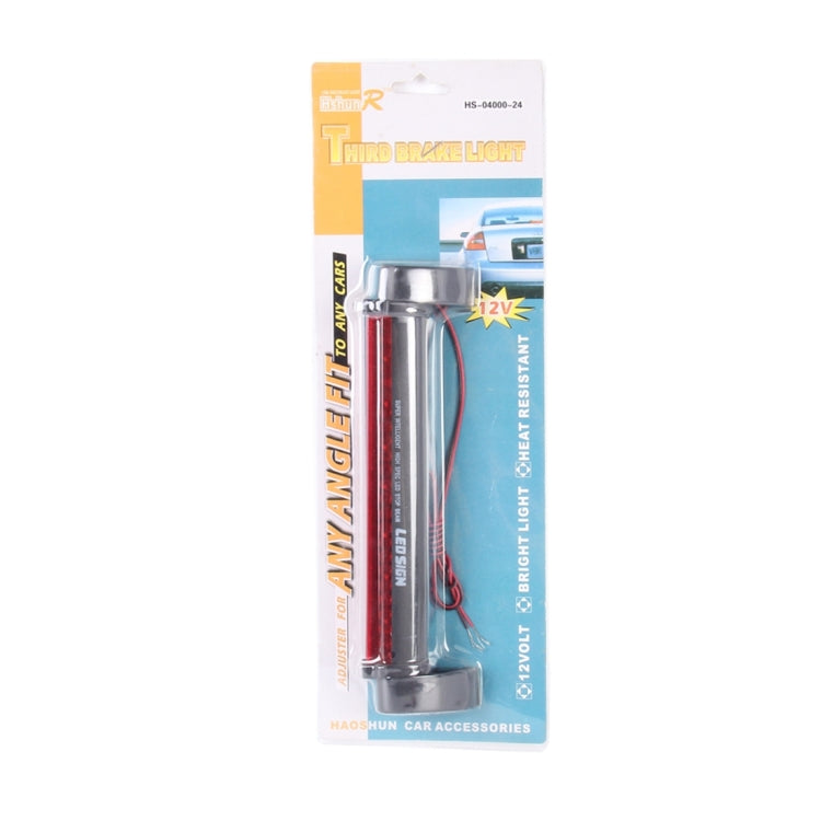 24 LEDs Red Light Car Third Brake Light, DC 12V Cable Length: 80cm - Brake Lights by buy2fix | Online Shopping UK | buy2fix
