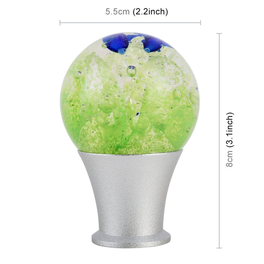 Crystal Ball Shaped Universal Vehicle Car Shifter Cover Manual Automatic Aluminum Gear Shift Knob by buy2fix