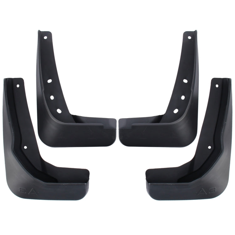 4 PCS Car Auto Semi-Rigid PVC Splash Flaps Mudguards Fender Guard for Audi A3 Sedan 2014 - Mudguards by buy2fix | Online Shopping UK | buy2fix