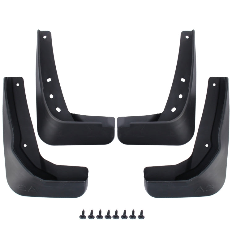 4 PCS Car Auto Semi-Rigid PVC Splash Flaps Mudguards Fender Guard for Audi A3 Sedan 2014 - Mudguards by buy2fix | Online Shopping UK | buy2fix