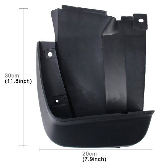 4 PCS Car Auto Semi-Rigid PVC Splash Flaps Mudguards Fender Guard for Honda 8th Series Civic by buy2fix